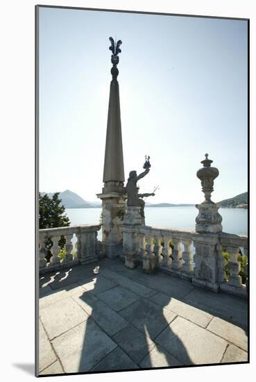 Garden at Borromeo Palace Facing Lake Maggiore, Isola Bella, Stresa, Italy-Stefano Amantini-Mounted Photographic Print