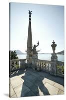 Garden at Borromeo Palace Facing Lake Maggiore, Isola Bella, Stresa, Italy-Stefano Amantini-Stretched Canvas