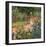 Garden at Giverny, 1895-Claude Monet-Framed Giclee Print