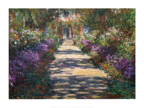 Garden At Giverny Poster Claude Monet Allposters Com Garden At Giverny Poster Claude, The Artist S Garden At Giverny Print