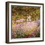 Garden at Giverny-Claude Monet-Framed Giclee Print