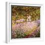 Garden at Giverny-Claude Monet-Framed Giclee Print