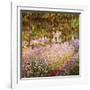 Garden at Giverny-Claude Monet-Framed Giclee Print