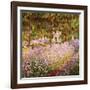 Garden at Giverny-Claude Monet-Framed Giclee Print