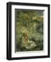 Garden at Mezy: Mlle. Manet-Pierre-Auguste Renoir-Framed Giclee Print