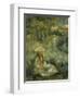 Garden at Mezy: Mlle. Manet-Pierre-Auguste Renoir-Framed Giclee Print