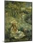 Garden at Mezy: Mlle. Manet-Pierre-Auguste Renoir-Mounted Giclee Print