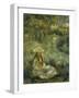 Garden at Mezy: Mlle. Manet-Pierre-Auguste Renoir-Framed Giclee Print