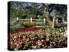 Garden at Prescott Park, New Hampshire, USA-Jerry & Marcy Monkman-Stretched Canvas