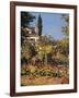 Garden at Sainte Adresse-Claude Monet-Framed Art Print