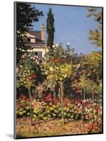 Garden at Sainte Adresse-Claude Monet-Mounted Art Print