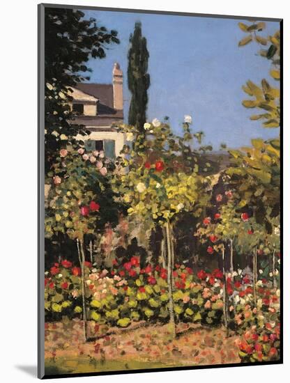 Garden at Sainte Adresse-Claude Monet-Mounted Art Print