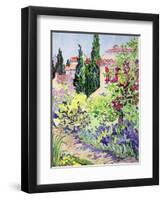 Garden at Vaison-Julia Gibson-Framed Giclee Print