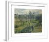 Garden at Val Hermeil, 1880-Camille Pissarro-Framed Premium Giclee Print