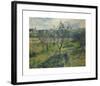 Garden at Val Hermeil, 1880-Camille Pissarro-Framed Premium Giclee Print