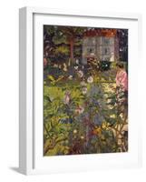 Garden at Vaucresson, 1920-Edouard Vuillard-Framed Giclee Print