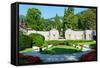 Garden at Villa D'Este Hotel, Cernobbio, Lake Como, Lombardy, Italy-null-Framed Stretched Canvas