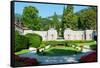 Garden at Villa D'Este Hotel, Cernobbio, Lake Como, Lombardy, Italy-null-Framed Stretched Canvas