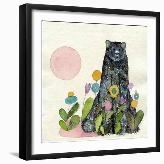 Garden Bear-Wyanne-Framed Giclee Print