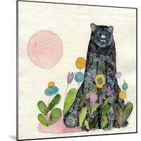 Garden Bear-Wyanne-Mounted Giclee Print