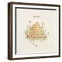 Garden Bees-Cheri Blum-Framed Art Print