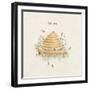 Garden Bees-Cheri Blum-Framed Art Print