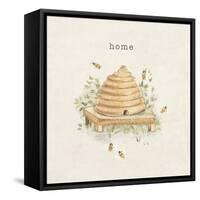 Garden Bees-Cheri Blum-Framed Stretched Canvas