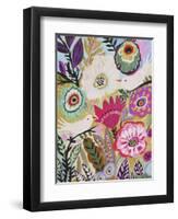 Garden Birds I-Karen Fields-Framed Art Print