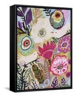 Garden Birds I-Karen Fields-Framed Stretched Canvas