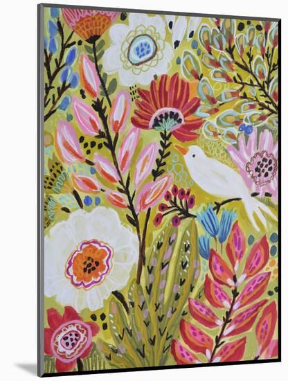 Garden Birds II-Karen Fields-Mounted Art Print