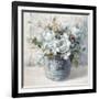 Garden Blooms I Blue Crop-Danhui Nai-Framed Art Print