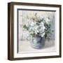 Garden Blooms I Blue Crop-Danhui Nai-Framed Art Print