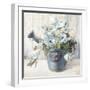 Garden Blooms II Blue Crop-Danhui Nai-Framed Art Print