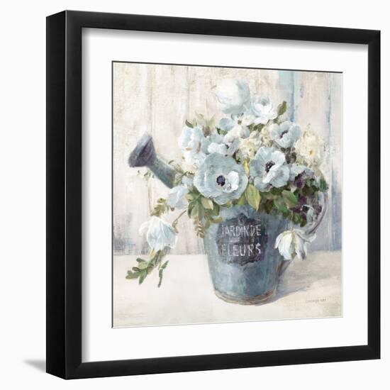 Garden Blooms II Blue Crop-Danhui Nai-Framed Art Print