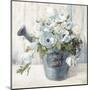 Garden Blooms II Blue Crop-Danhui Nai-Mounted Art Print