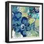 Garden Blues II-Leslie Bernsen-Framed Giclee Print
