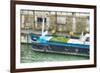 Garden Boat In The Seine River-Cora Niele-Framed Giclee Print