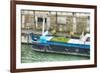 Garden Boat In The Seine River-Cora Niele-Framed Giclee Print