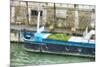 Garden Boat In The Seine River-Cora Niele-Mounted Giclee Print