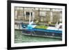 Garden Boat In The Seine River-Cora Niele-Framed Premium Giclee Print