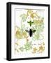 Garden Botanicals & Bees-Devon Ross-Framed Art Print