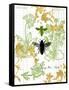 Garden Botanicals & Bees-Devon Ross-Framed Stretched Canvas