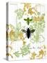 Garden Botanicals & Bees-Devon Ross-Stretched Canvas