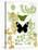 Garden Botanicals & Butterflies-Devon Ross-Stretched Canvas