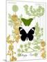 Garden Botanicals & Butterflies-Devon Ross-Mounted Art Print