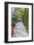 Garden Brick Paver Path with Arbor-jpldesigns-Framed Photographic Print