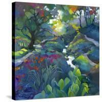 Garden Brook-Karen Mathison Schmidt-Stretched Canvas
