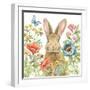 Garden Bunnies II-Leslie Trimbach-Framed Art Print