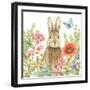 Garden Bunnies III-Leslie Trimbach-Framed Art Print