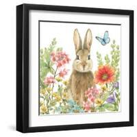 Garden Bunnies III-Leslie Trimbach-Framed Art Print